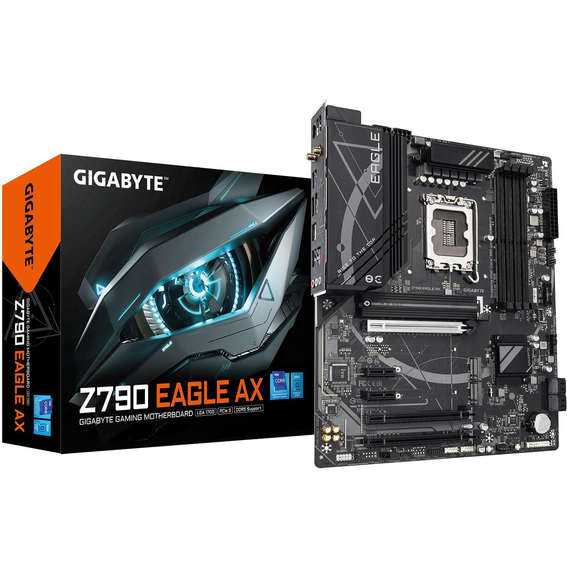 Gigabyte Z790 EAGLE AX (rev. 1.x) (LGA 1700, Intel Z790 Express, ATX), Mainboard