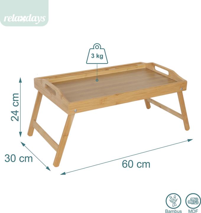 Image du produit Relaxdays plateau-lit