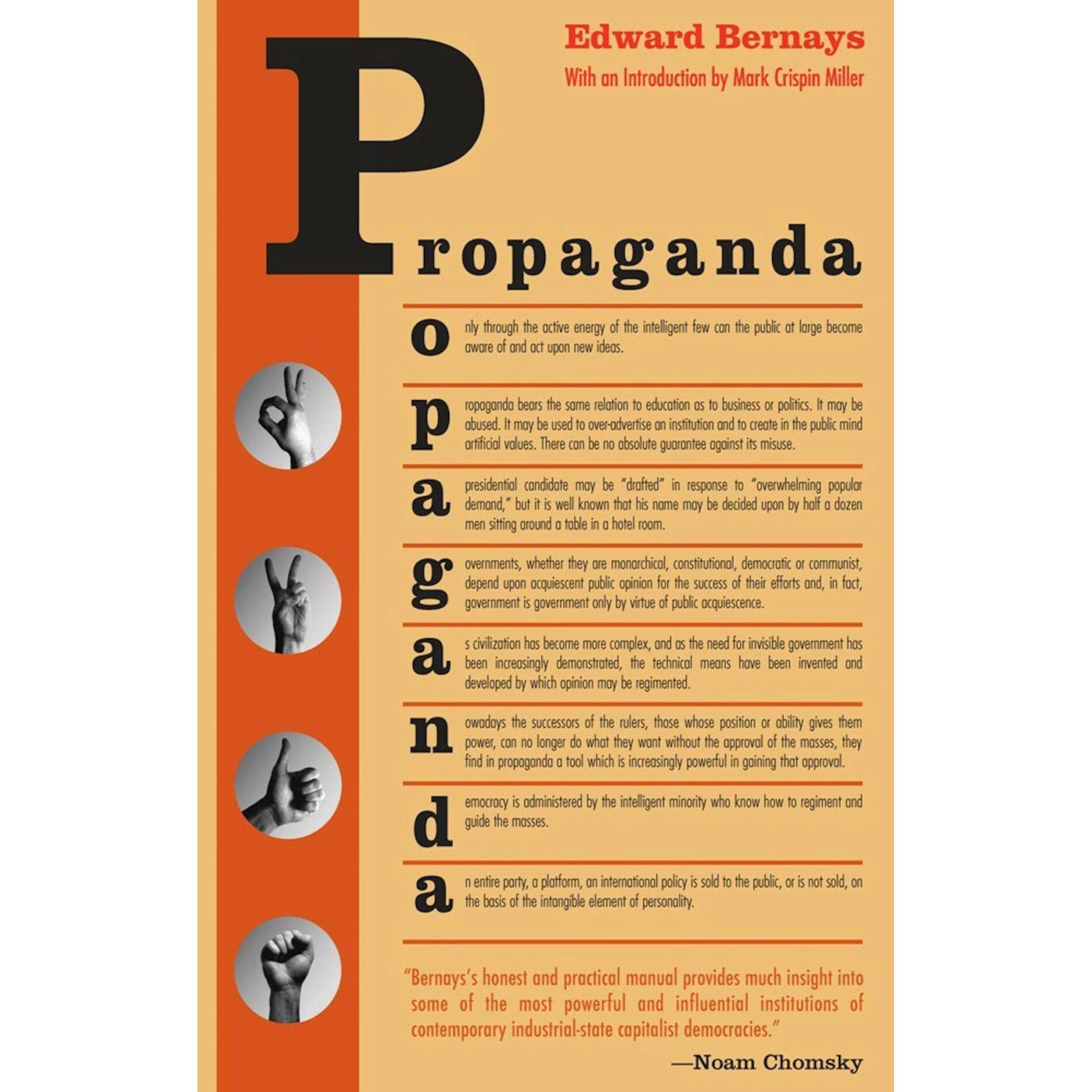 Propaganda, Fachbücher von Edward Bernays
