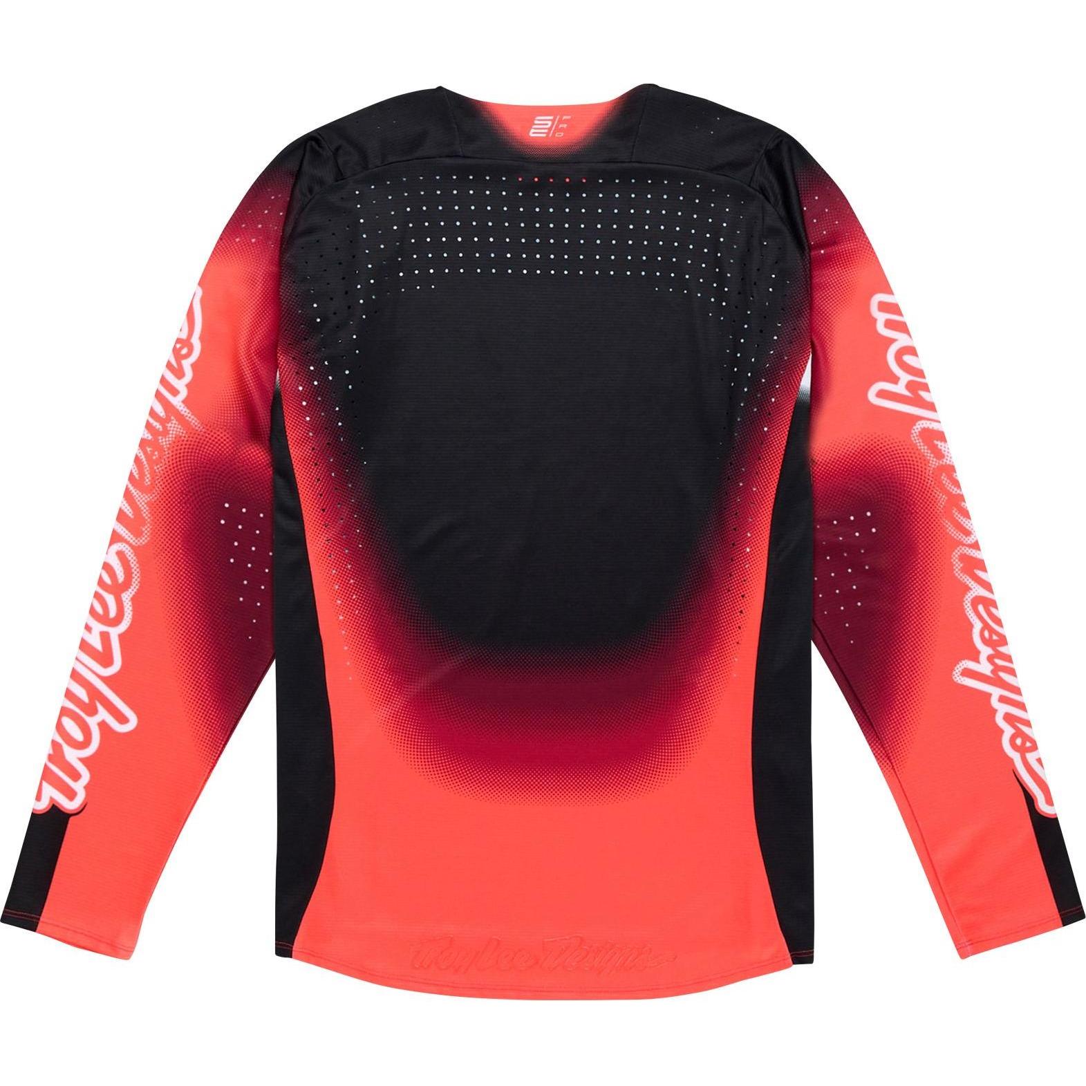 Troy Lee Designs, Maglia ciclismo, SE Pro Jersey, Array, infra red/black, L (L), Rosso, L