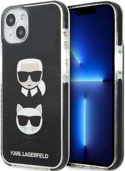Produktbild Karl Lagerfeld KLHCP13MTPE2TK iPhone 13 6,1" hardcase czarny/black Karl&Choupette Head (Apple iPhone 13)