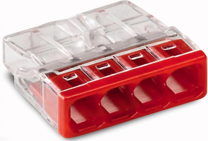 Produktbild Wago 4 Conductor Compact Pushwire Connector