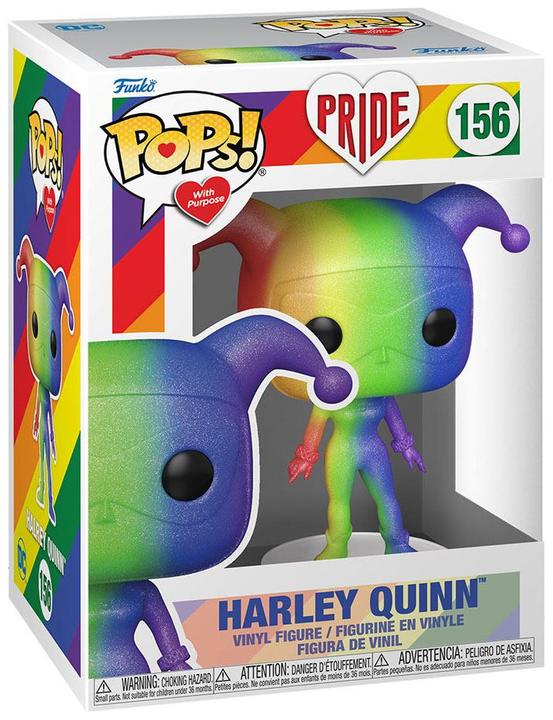 Actual product image Funko Pop! DC Pride 2022 : Harley Quinn (156)
