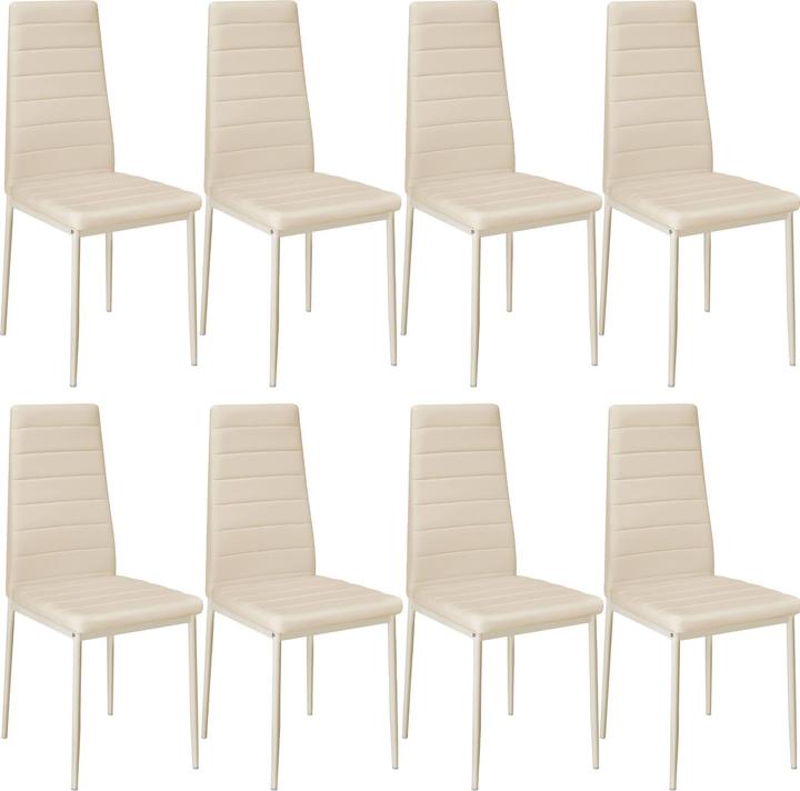 Image du produit tectake 8x Esszimmerstuhl