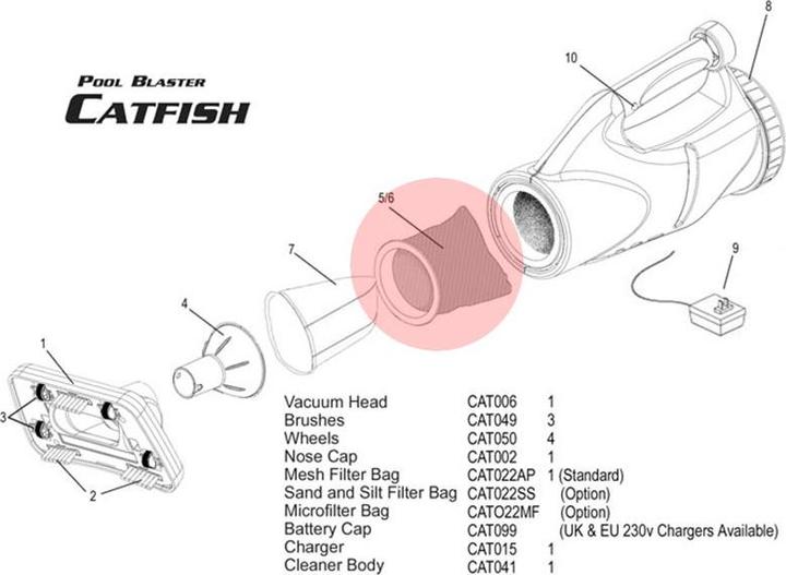 Produktbild Water Tech Ersatzbeutel für Catfish (Xtreme Multi Layer)