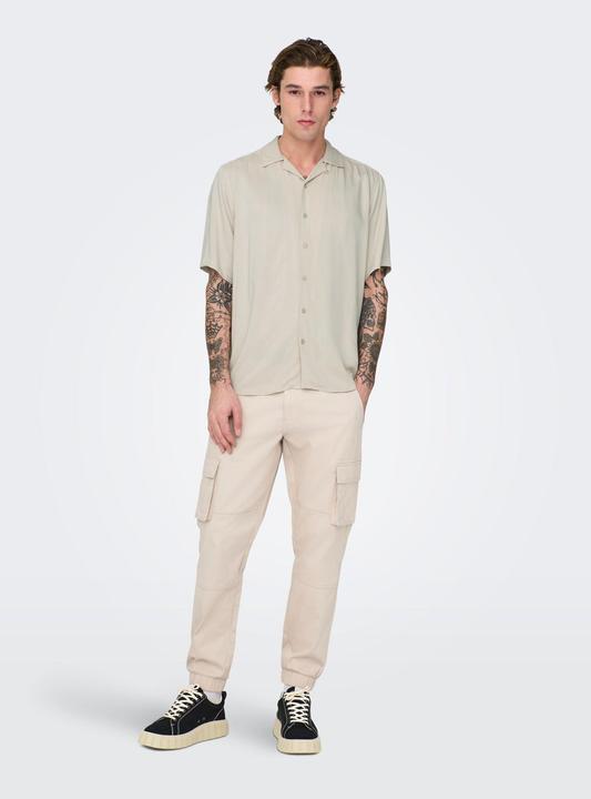 Produktbild Only & Sons Einfarbiges Kurzarmhemd (XXL)