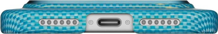 Actual product image Pitaka MagSafe Backcover aus echtem Aramid Ultra-Slim Case Lucid Blue (Apple iPhone 17 Pro Max)