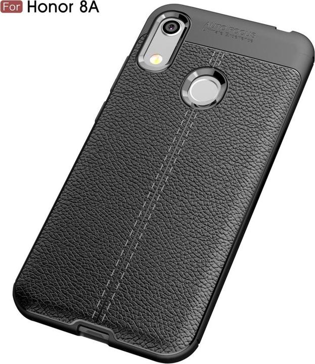 Produktbild Screenguard Honor 8A Hülle Leather Design TPU Cover (Honor 8A)