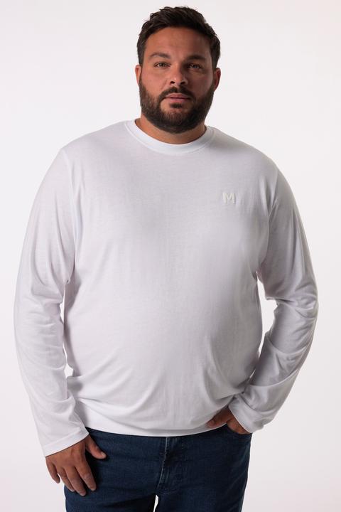 Produktbild Men+ Langarmshirt, Bauchfit, Spezialschnitt, Basic, Rundhals, bis 10 XL (5XL)