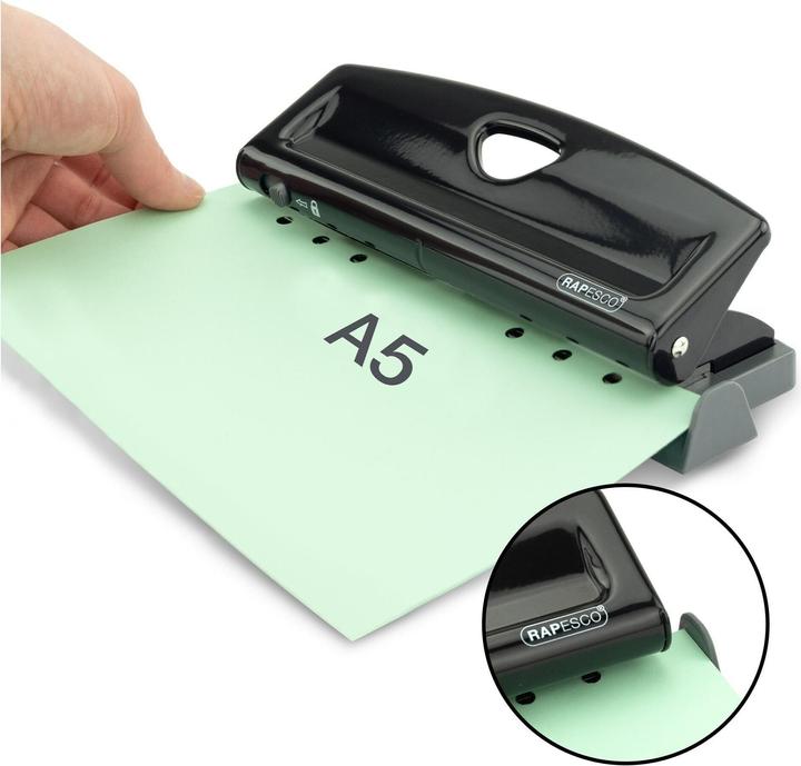 Produktbild Rapesco Locher für Terminplaner 1725 schwarz