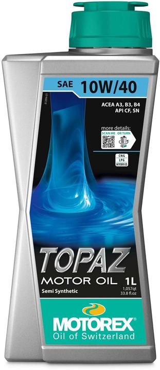 Actual product image Motorex Topaz (1 l, SAE 10W-40)