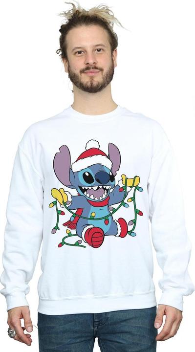 Immagine prodotto Disney Lilo And Stitch Christmas Lights Felpa Uomo (S)