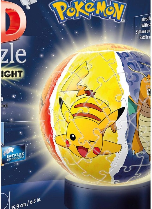 Actual product image Ravensburger Pok'émon Night Light (72 pieces)