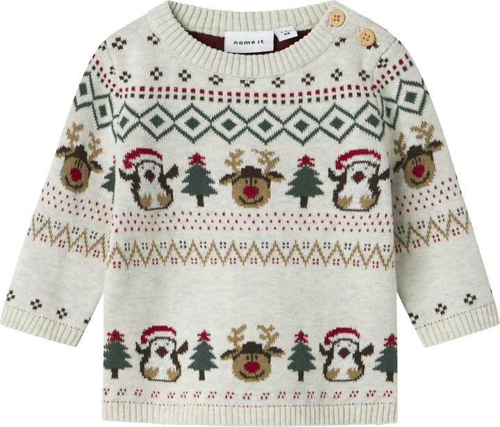 Produktbild Name it Weihnachts Strickpullover (80)