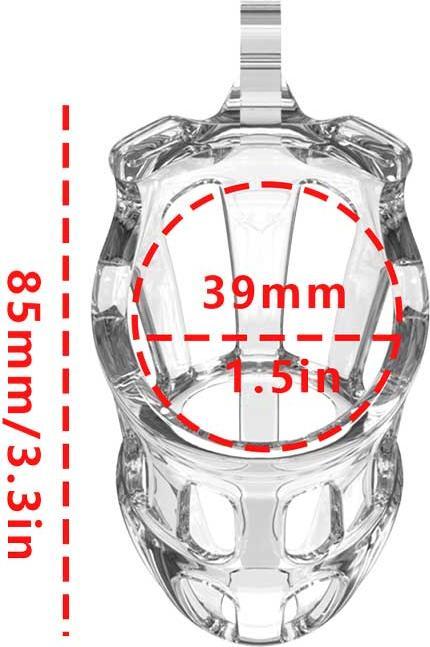 Actual product image Rimba P-Cage Peniskäfig Transparent (M)