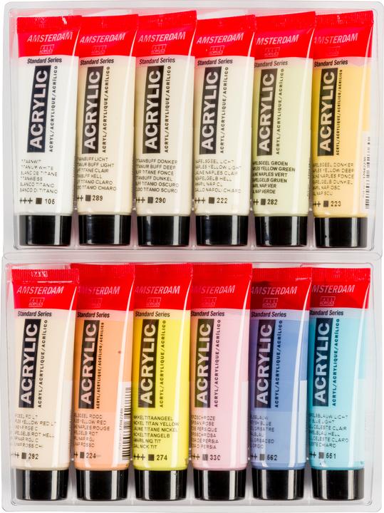 Produktbild Amsterdam Acrylfarbe Pastels (Mehrfarbig, 240 ml)