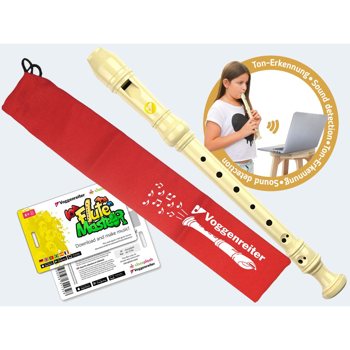 Voggenreiter Flauto Master: Registratore di Plastica (Supporti Multi-Lingua)