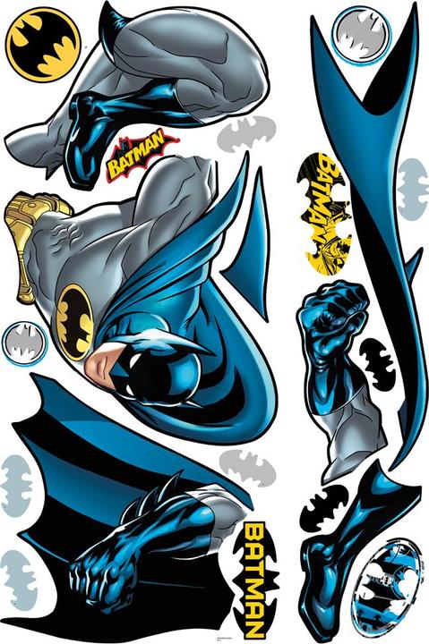 Roommates Batman Bold Justice Peel & Stick Giant Wall Decal