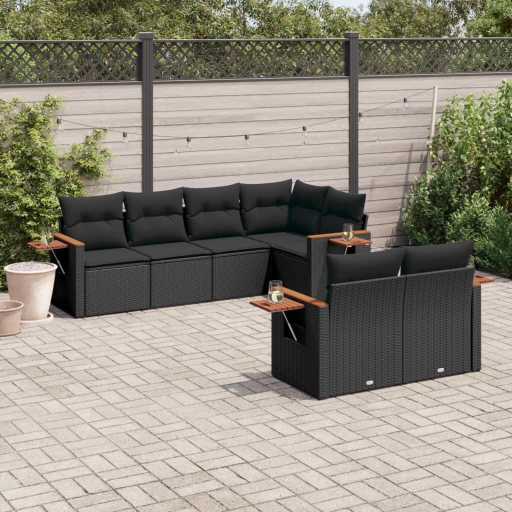 Thumbnail - VidaXL, Gartenlounge, 10-tlg. Garten-Lounge-Set mit Kissen