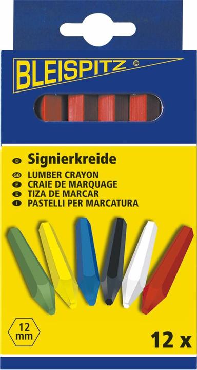 Produktbild Bleispitz Signierkreide gelb (12x)