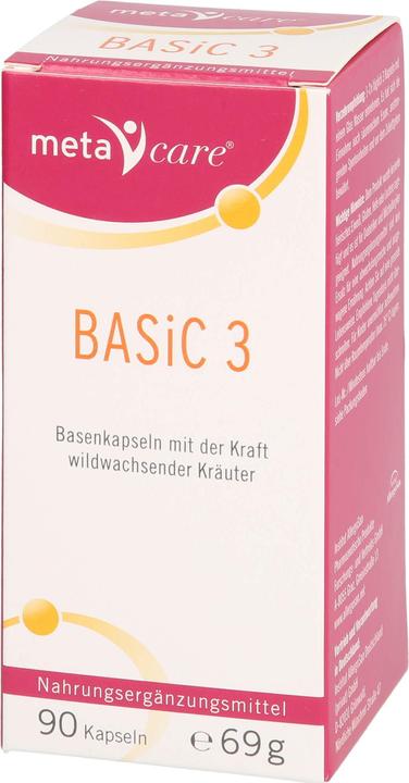 Actual product image Meta Care Basic 3 capsule (90 Piece, Capsules, 110 g)