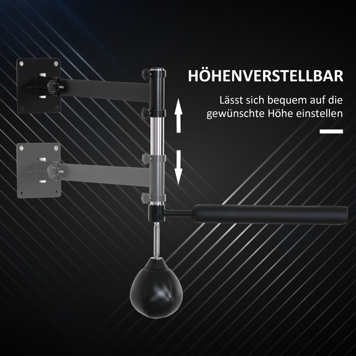 Actual product image Homcom Speedboxing trainer with reflex bar (79 cm, 6 kg)