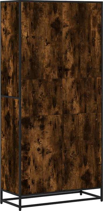 Actual product image vidaXL Bookcase Shelf Standing shelf Office shelf Storage shelf Smoked oak