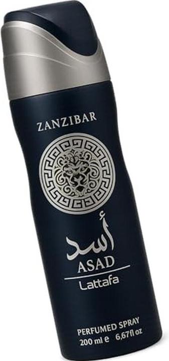 Actual product image Lattafa Asad Zanzibar Spicy Marine Floral Gourmand Perfume (Spray, 200 ml)