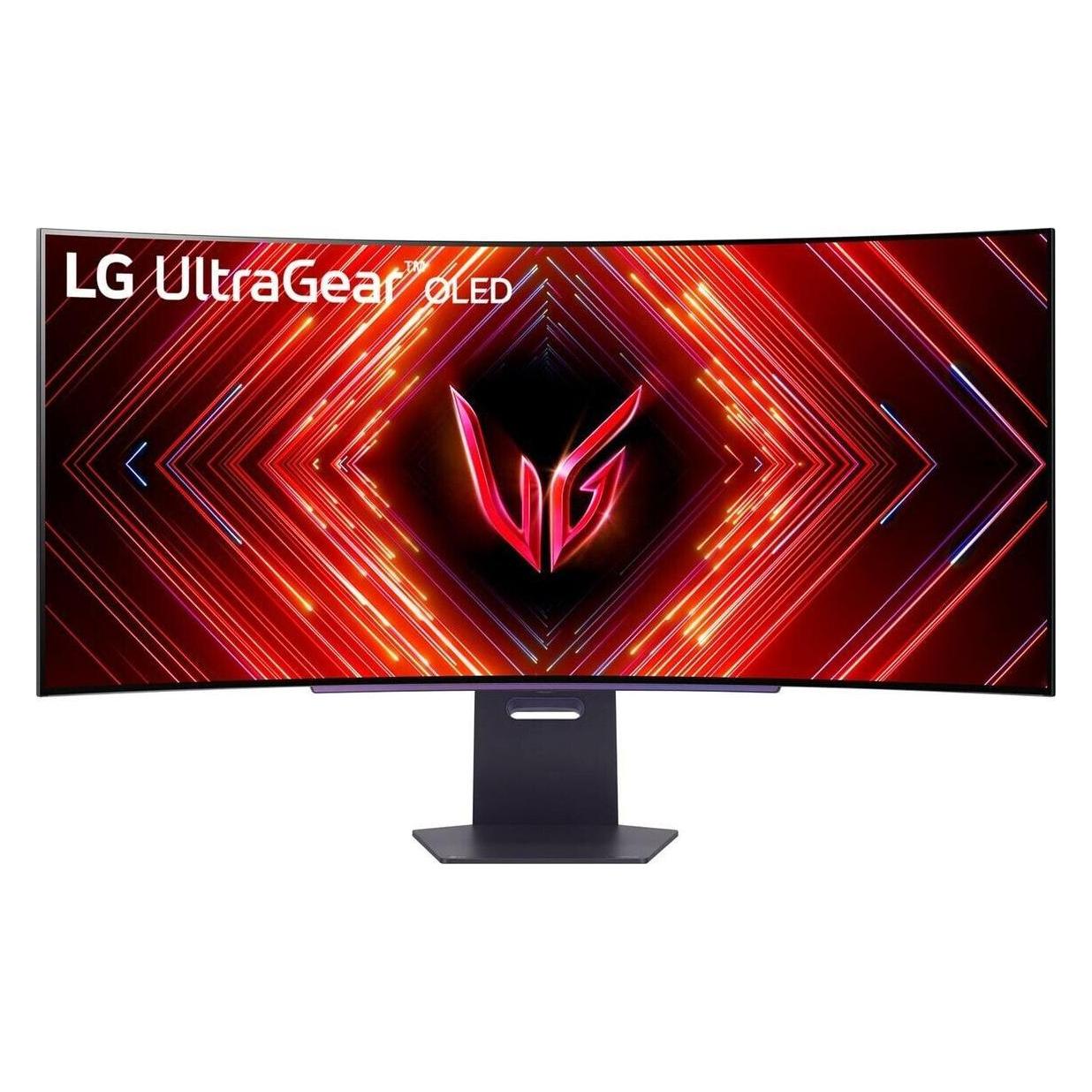 LG UltraGear 45GS95QX-B (3440 x 1440 Pixel, 45"), Monitor, Grau