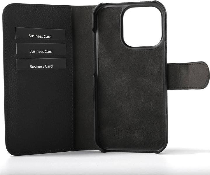 Image du produit Mike Galeli Book-Cover cuir véritable Joss black (Apple iPhone 16 Pro)