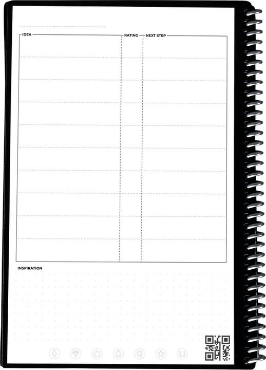 Image du produit Rocketbook Fusion (A5, À rayures, Couverture rigide)