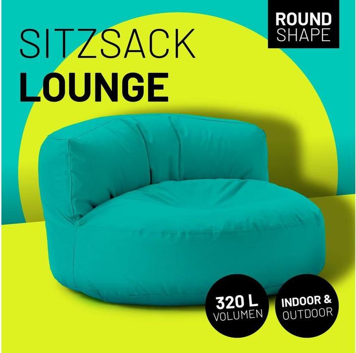 Produktbild Lumaland Sitzsack-Sofa, 320 l Polyester (PES), Türkis