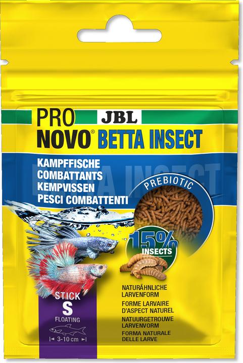 JBL Aquaristik und Terraristik ProNovo BETTA INSECT STICK S 100ml