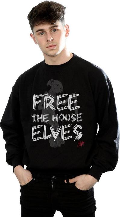 Actual product image Mens Dobby Free The House Elves Sweatshirt (XXL)