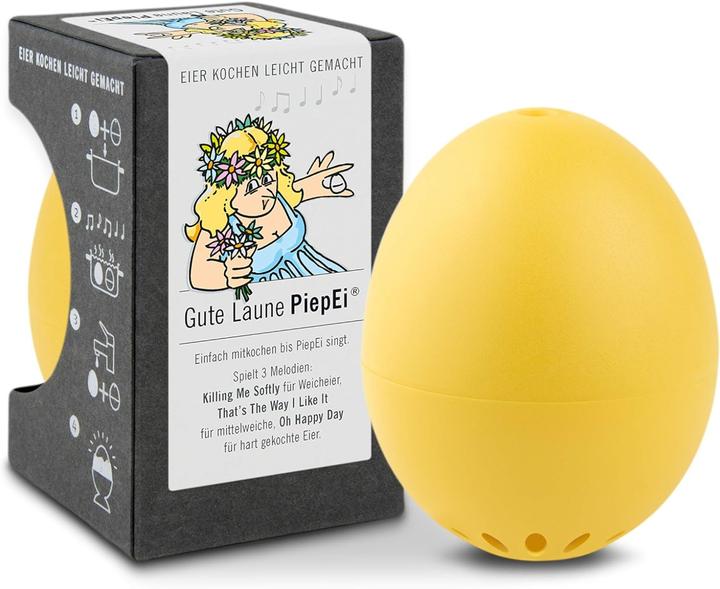 Produktbild PiepEi Singende Eieruhr Gute Laune hellgelb