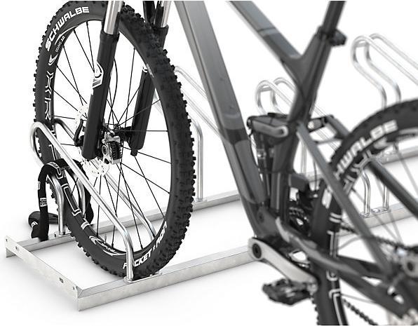 Actual product image eurokraft pro Bicycle stand, 18 mm tubular steel bracket