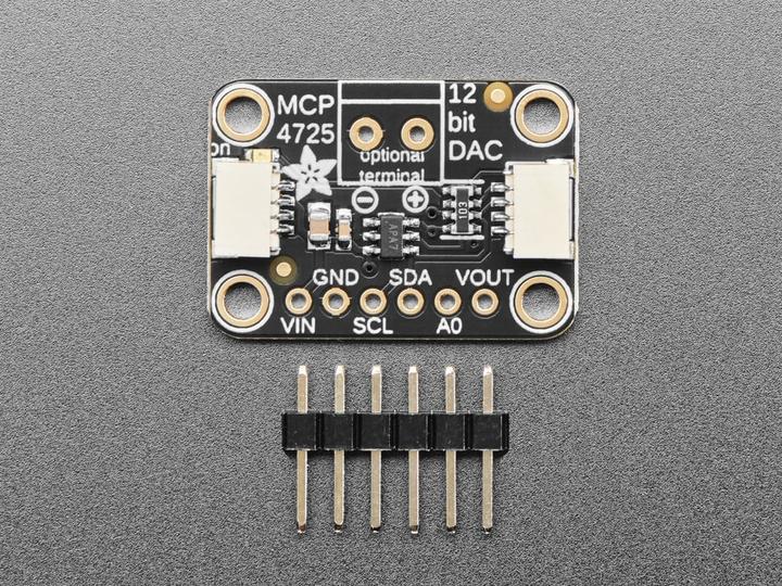 Actual product image Adafruit MCP4725 Breakout Board (12Bit DAC) (Timepiece)