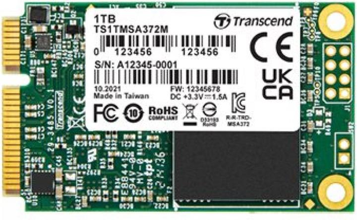 Actual product image Transcend MSA372M (16 GB, mSATA)