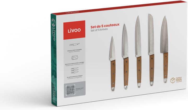 Produktbild Livoo Set von 5 Messer (20 cm)