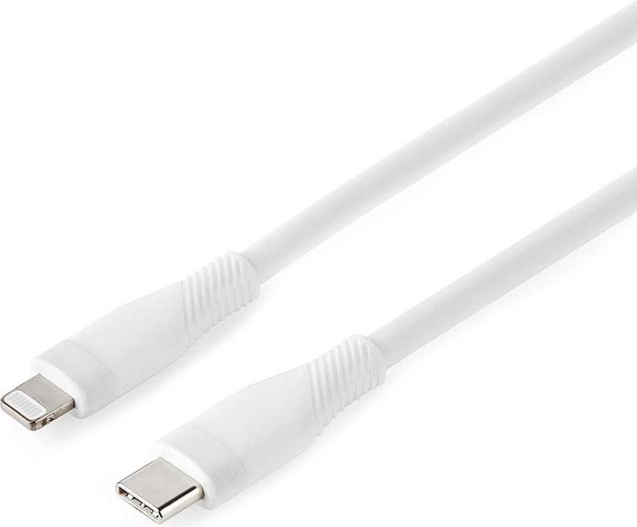 Actual product image Nedis Lightning Cable | USB 2.0 | Apple Lightning 8-Pin | USB-C™ Plug | 480 Mbps | Nickel-plated | 1 (1.50 m, USB 2.0, 27 W)