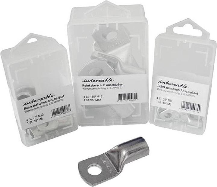 Intercable Rohrkabelschuh ICR106SB10 10qmm M6 verzinnt SB-Box Inhalt:10Stück