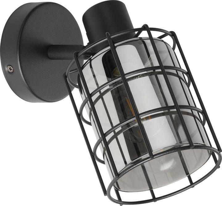 Image du produit EGLO Applique murale CONSACA 1x E27 noir (E27)