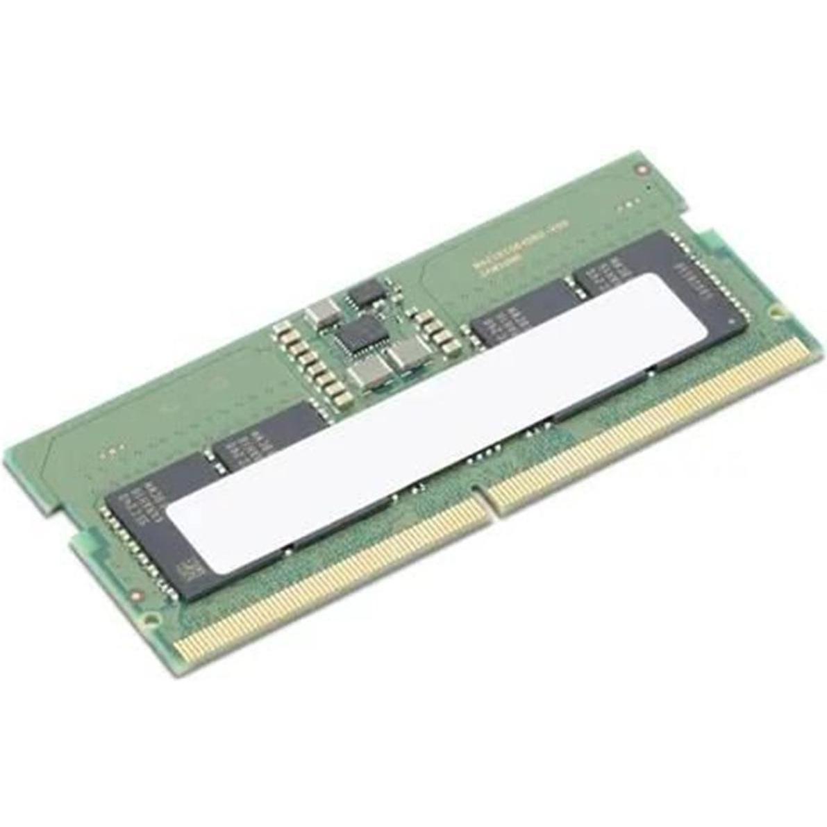 Lenovo Memory Module 8 Gb 1 X 8 Gb (1 x 8GB, 5600 MHz, DDR5-RAM, SO-DIMM), RAM, Grün