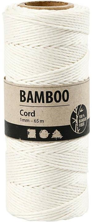 Actual product image Creativ Company Bamboo cord 1 mm, 65 m olive green (65 m)
