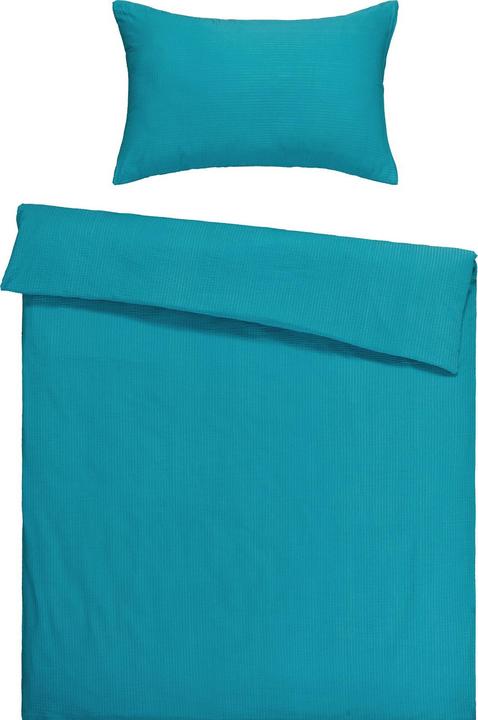 Produktbild Flair Seersucker Uni (Bettwäsche Set, 200 x 210 cm, 65 x 65 cm)