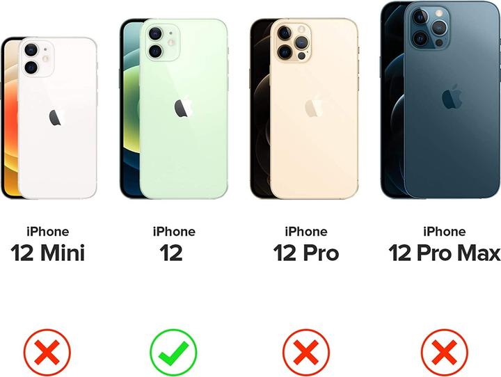 Produktbild Apfelkiste iPhone 12 Kamera Protector Panzer Glas (2er Set), Transparent (2 Stück, Apple iPhone 12)