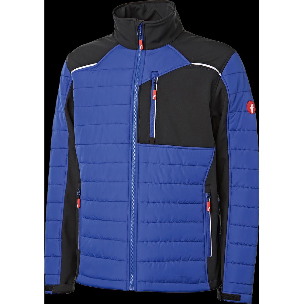 Thumbnail - Magni, Herren, Jacke, Hybrid-Steppjacke kornblau/schwarz Gr. XL Fortis Elements (XL), Blau, XL