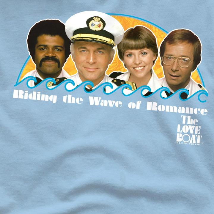 Actual product image The Love Boat Mens Wave of Romance T-Shirt (XXL)
