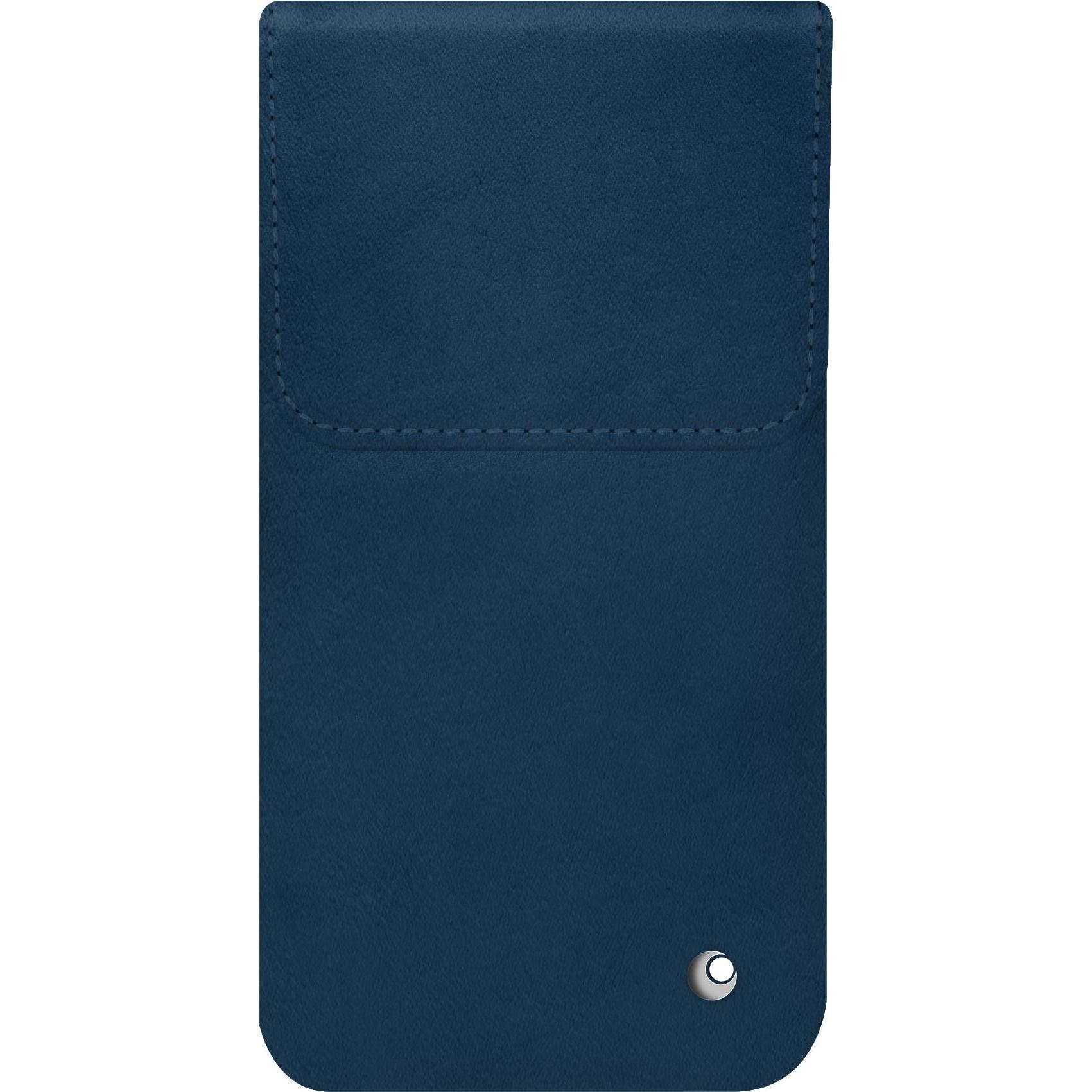 Noreve Lederschutzhülle (Apple iPhone 16), Smartphone Hülle, Blau