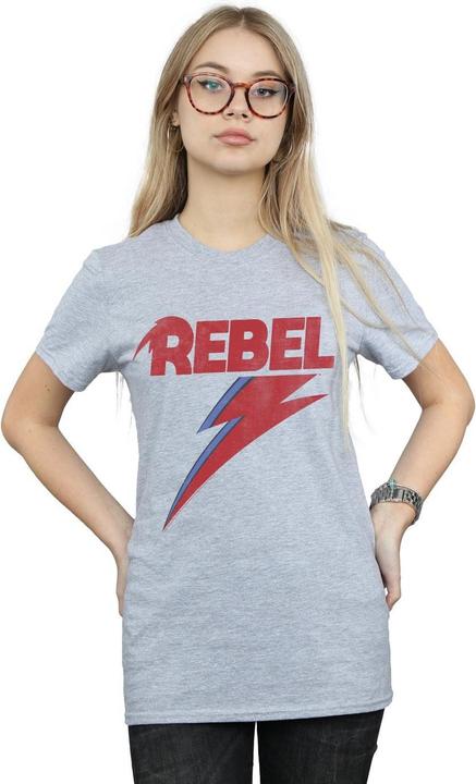 Produktbild David Bowie Distressed Rebel TShirt (3XL)